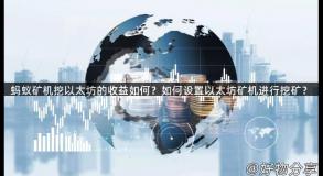 蚂蚁矿机挖以太坊的收益如何？如何设置以太坊矿机进行挖矿？