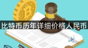 比特币历年详细价格人民币