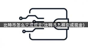 比特币怎么变成现金(比特币怎样变成现金)
