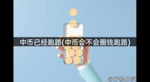 中币已经跑路(中币会不会圈钱跑路)