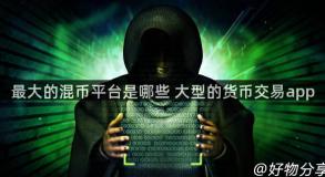 最大的混币平台是哪些 大型的货币交易app