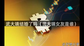 武大靖结婚了吗（武大靖女友是谁）
