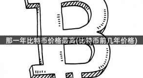 那一年比特币价格最高(比特币前几年价格)