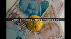 2016年比特币交易量(2016年比特币交易量多少)