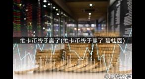 维卡币终于赢了(维卡币终于赢了 碧桂园)