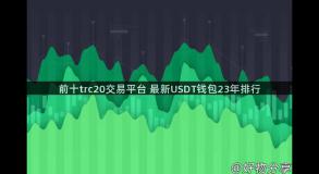 前十trc20交易平台 最新USDT钱包23年排行