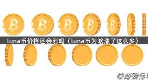 luna币价格还会涨吗（luna币为啥涨了这么多）