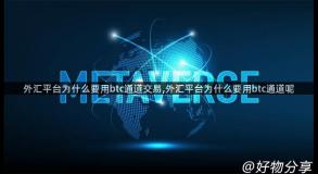 外汇平台为什么要用btc通道交易,外汇平台为什么要用btc通道呢