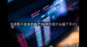 中币是不是真的跑了吗(中币是什么骗了不少)