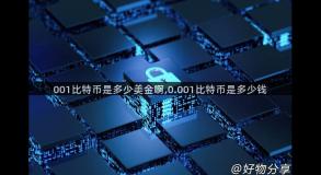 001比特币是多少美金啊,0.001比特币是多少钱