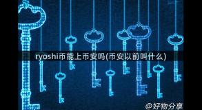 ryoshi币能上币安吗(币安以前叫什么)
