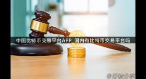 中国比特币交易平台APP_国内有比特币交易平台吗