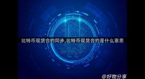 比特币现货合约同步,比特币现货合约是什么意思
