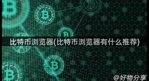 比特币浏览器(比特币浏览器有什么推荐)