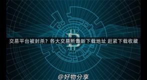 交易平台被封杀？各大交易所最新下载地址 赶紧下载收藏