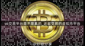 s6交易平台是不是真的_还能交易的虚拟币平台