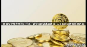 数据安全成大瓶颈：仁济、瑞金医院试水区块链+人工智能防数据篡改泄露