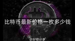 比特币最新价格一枚多少钱