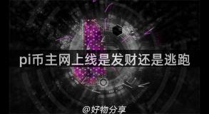 pi币主网上线是发财还是逃跑