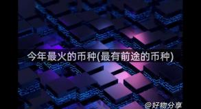 今年最火的币种(最有前途的币种)