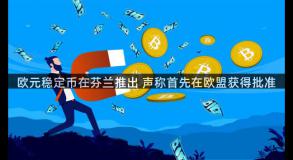 欧元稳定币在芬兰推出 声称首先在欧盟获得批准