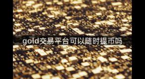 gold交易平台可以随时提币吗