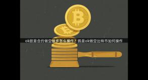 ok欧意合约做空做多怎么操作？鸥意ok做空比特币如何操作