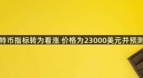 另一个比特币指标转为看涨 价格为23000美元并预测更多利润