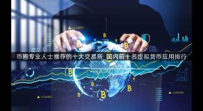 币圈专业人士推荐的十大交易所_国内前十名虚拟货币应用排行