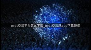 usdt交易平台怎么下载_usdt交易所app下载链接