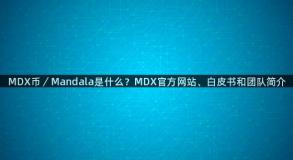 MDX币／Mandala是什么？MDX官方网站、白皮书和团队简介