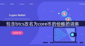 包含btcs改名为core币的价格的词条