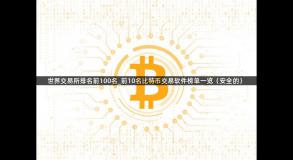 世界交易所排名前100名_前10名比特币交易软件榜单一览（安全的）