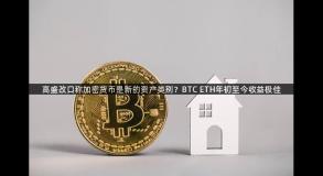 高盛改口称加密货币是新的资产类别？BTC ETH年初至今收益极佳