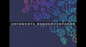 比特币官网交易平台_新加坡虚拟货币交易平台有哪些