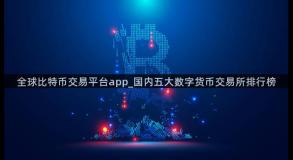 全球比特币交易平台app_国内五大数字货币交易所排行榜