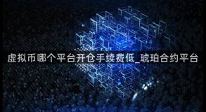 虚拟币哪个平台开仓手续费低_琥珀合约平台
