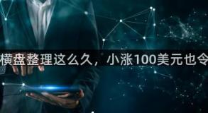 比特币横盘整理这么久，小涨100美元也令人高兴