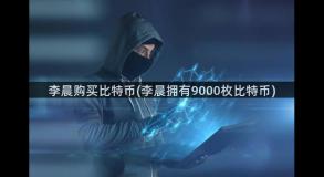 李晨购买比特币(李晨拥有9000枚比特币)