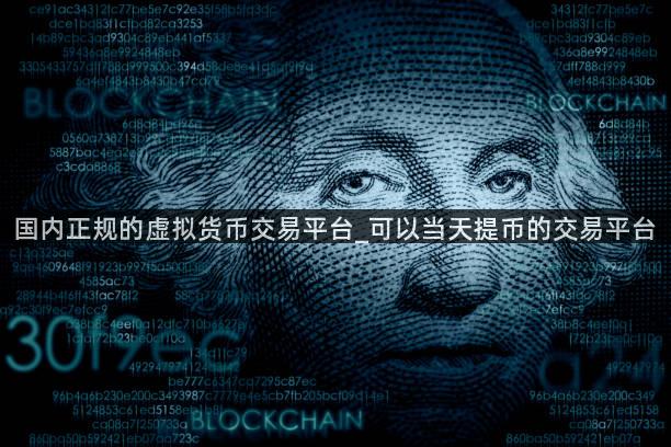 国内正规的虚拟货币交易平台_可以当天提币的交易平台