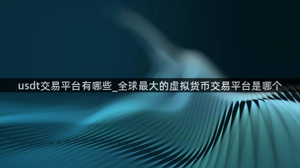 usdt交易平台有哪些_全球最大的虚拟货币交易平台是哪个