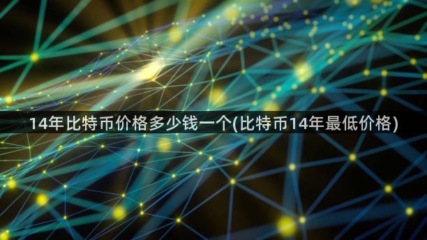 14年比特币价格多少钱一个(比特币14年最低价格)