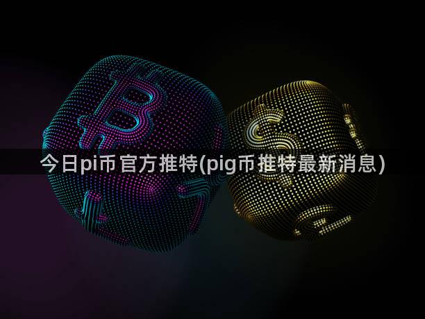 今日pi币官方推特(pig币推特最新消息)