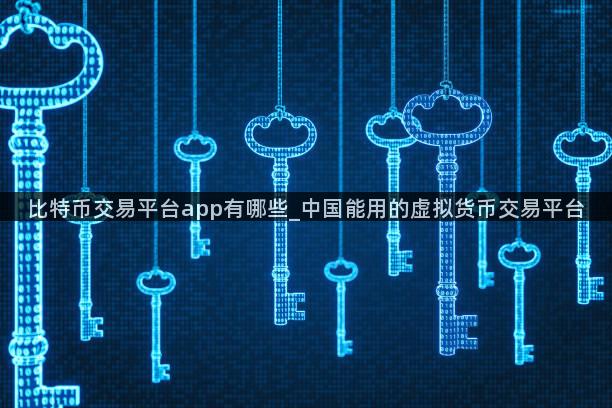 比特币交易平台app有哪些_中国能用的虚拟货币交易平台