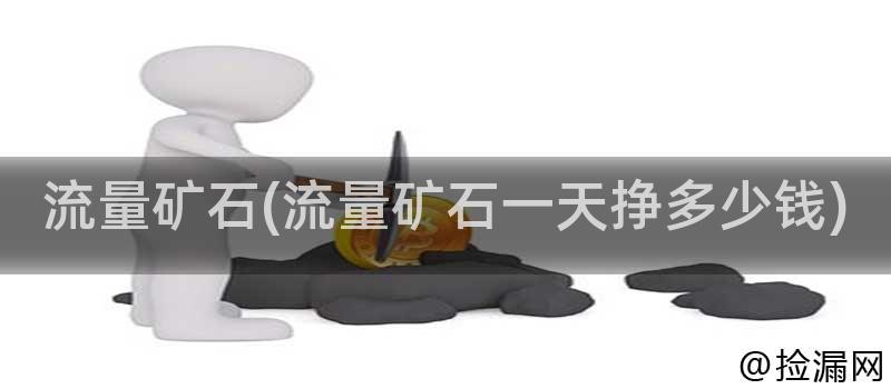 流量矿石(流量矿石一天挣多少钱)插图