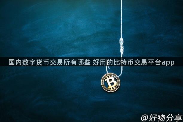 国内数字货币交易所有哪些 好用的比特币交易平台app