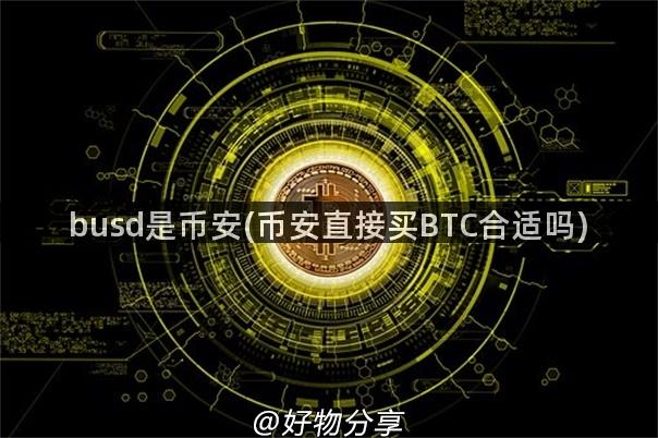 busd是币安(币安直接买BTC合适吗)