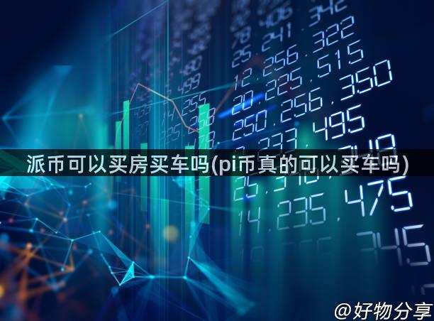 派币可以买房买车吗(pi币真的可以买车吗)