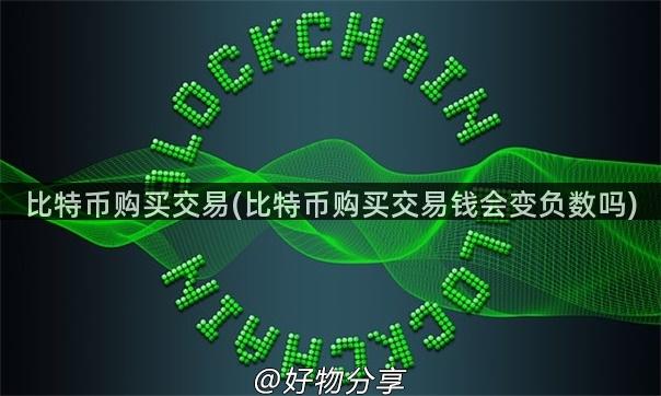 比特币购买交易(比特币购买交易钱会变负数吗)