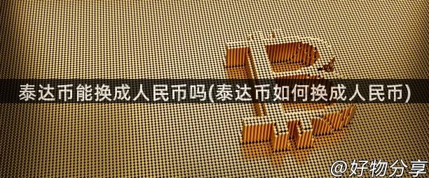 泰达币能换成人民币吗(泰达币如何换成人民币)